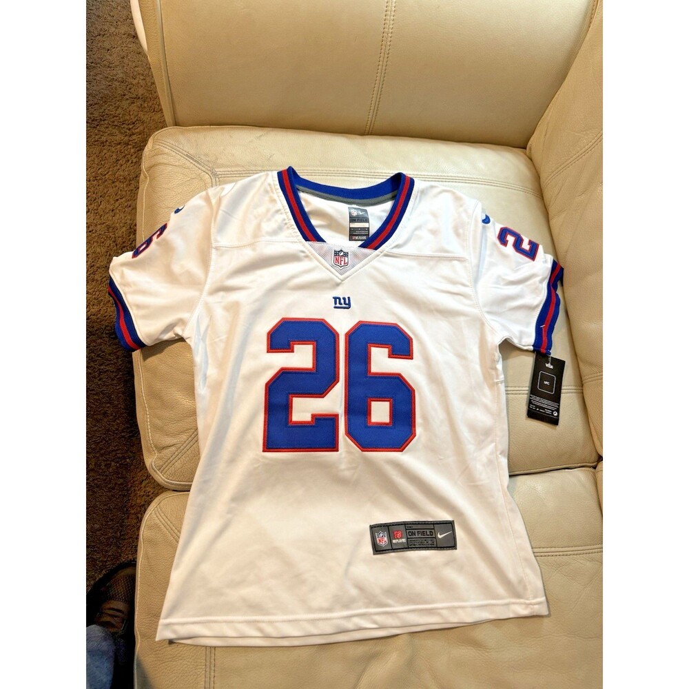 Nike New York Giants Jersey Mens Barkley #26 Football NFL Youth Large NWT